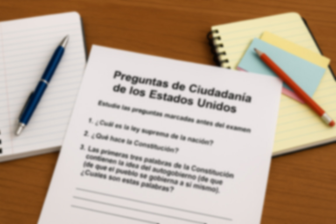 New U.S. Citizenship Questions in Spanish (Free Download for Eligible
